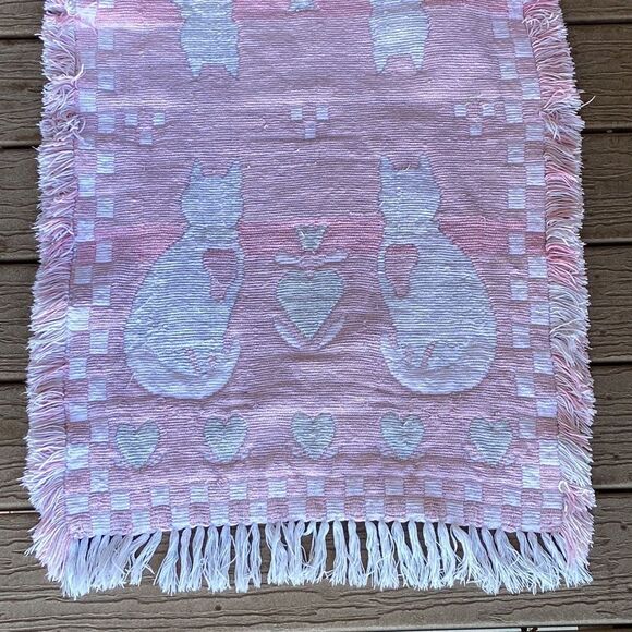 Vintage Bath Mat Handmade - Picture 2 of 10